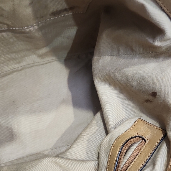 🔹️MCM 🔹️Cognac Brown Leather 2 Way Crossbody Tote Bag - Picture 16 of 16